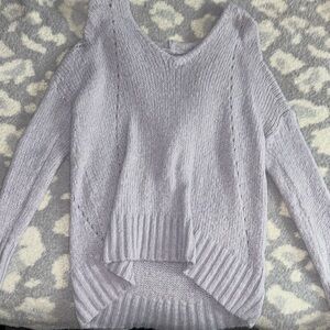 Purple American eagle sweater